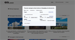 Desktop Screenshot of gol.com.br